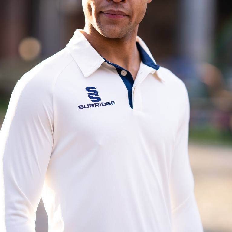 Northern Warriors - Ergo Long Sleeve Cricket Shirt Navy