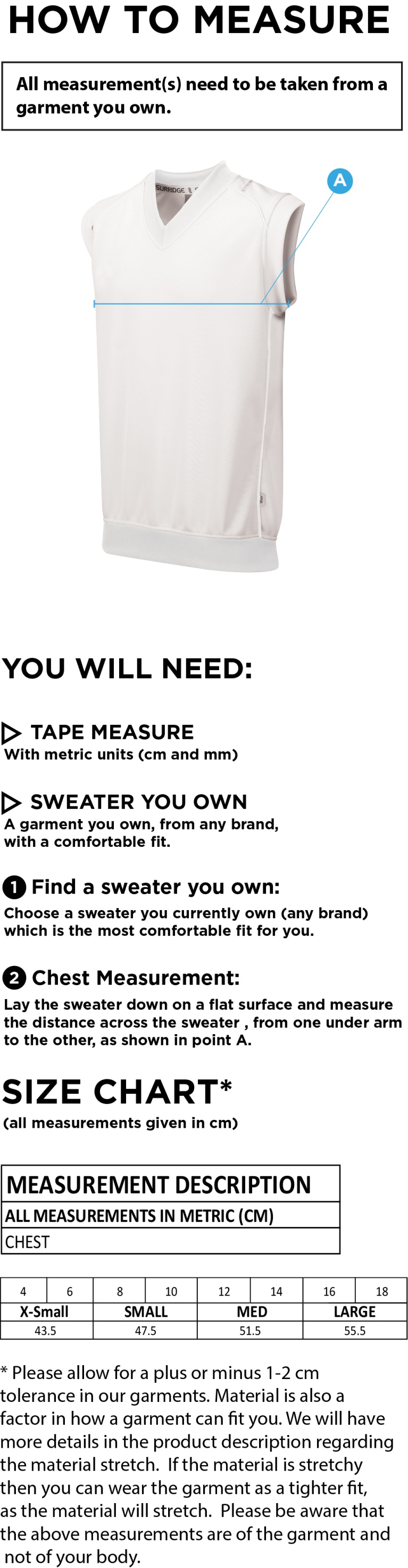 NORTHERN WARRIORS BLAST SLEEVELESS WOMENS SWEATER-Ivory - Size Guide